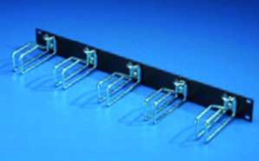 1St. Rittal DK 7257.005 Rangierpanel 1 HE, RAL 9005