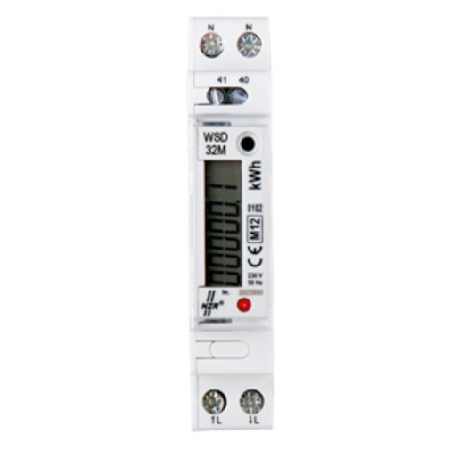 1St. EcoCount WSD 5(32)A 230 V Wechselstromzähler MID...