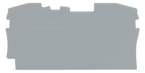 25St. Wago 2006-1291 Abschluss- und Zwischenplatte 1 mm dick