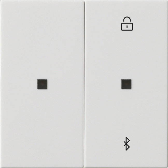 1St. Gira 538103 System 3000 Jalousie- und Schaltuhr BT, S3000, Reinweiß glänzend