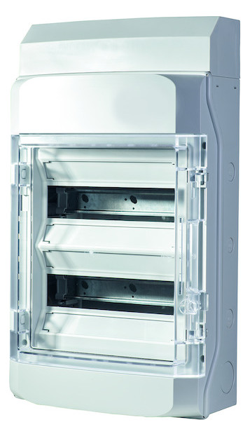 1St. Protec.class PV224FR AP Verteiler 24TE 2-Reihig IP 65