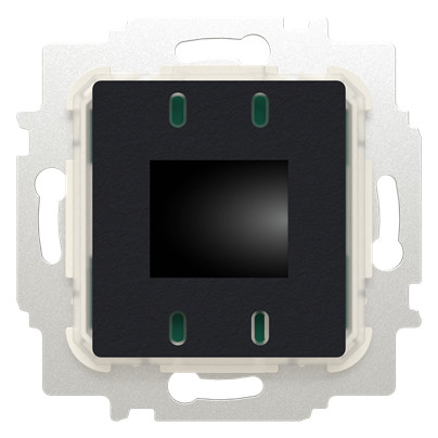 1St. Busch-Jaeger 62843 U-WL El. Raumtemperaturregler-Einsatz/Heizungsaktor mit Display mit Sollwert-Anzeige, Timer und Fernbedienung, mit Touchbedienung 230 V AC 2CKA006800A3118