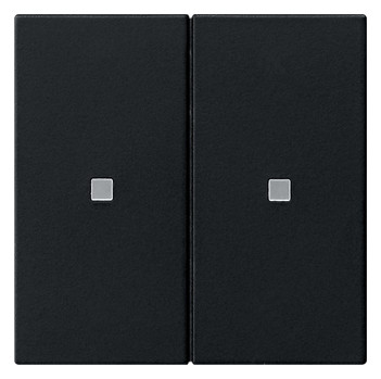 1St. Gira KNX RF Bedienaufs.2f System 5107005 55 Schwarz m