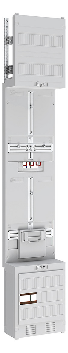 1St. ABN Z19111, Zählerplatz 3Pkt 1Z/Res mit Klemmstein 5-polig, BxH : 250x1350mm 1St. ABN Z19111, Zählerplatz 3Pkt 1Z/Res mit Klemmstein 5-polig, BxH : 250x1350mm