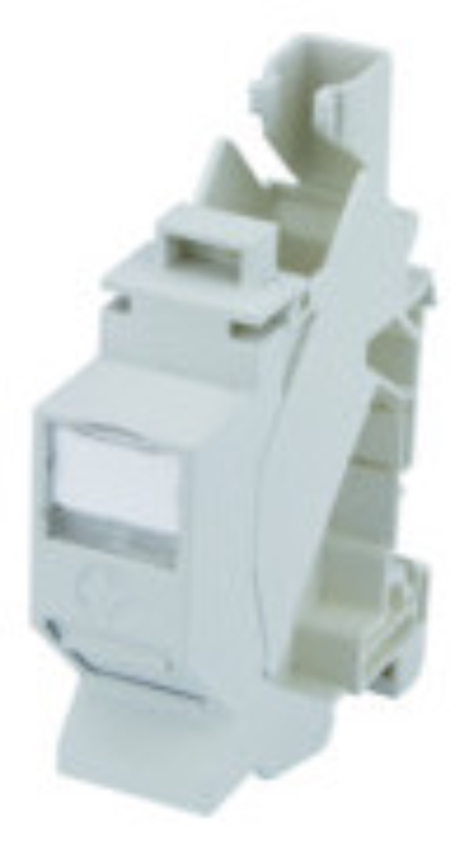 1St. Telegärtner J00023A0206 Tragschienen-Verbinder TS45 AMJ-S inkl. AMJ-S Modul Cat.6A(IEC) T568B