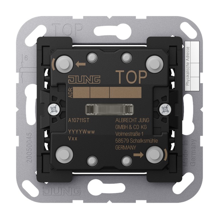 1St. Jung A10711ST KNX Taster Standard, 1fach, Serie AS/A A 10711 ST