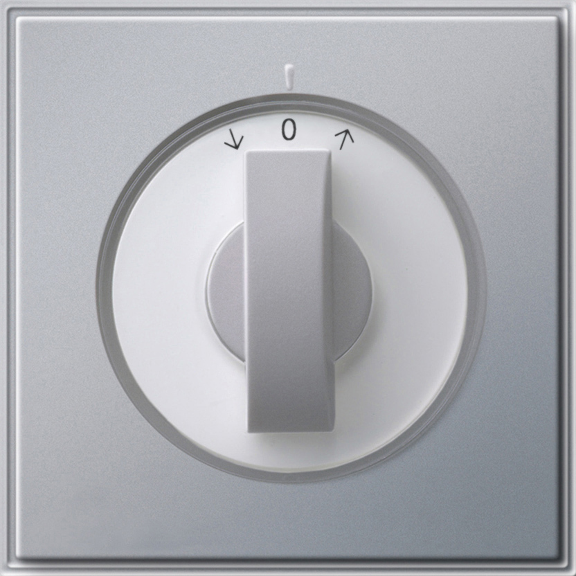 1St. Gira 066665 Abd. Knebel Zeitschalter + Jalousie Gira TX_44 (WG UP) F Alu