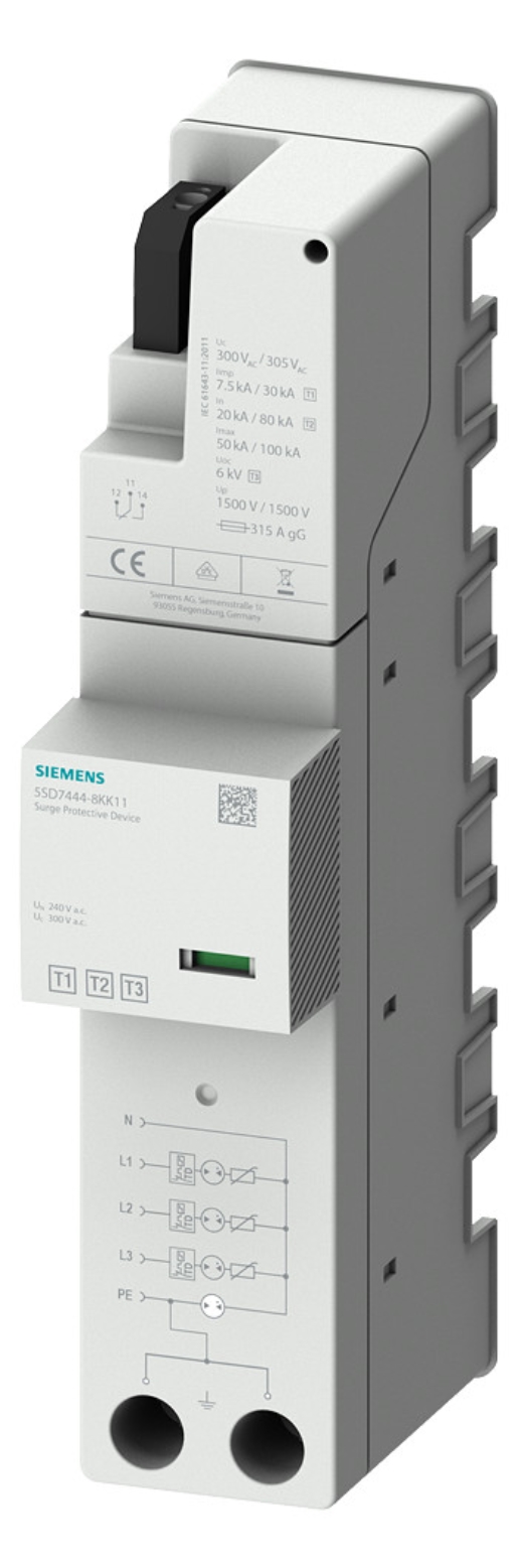 1St. Siemens 5SD7444-8KK11 Kombi-Ableiter Typ 1 + 2