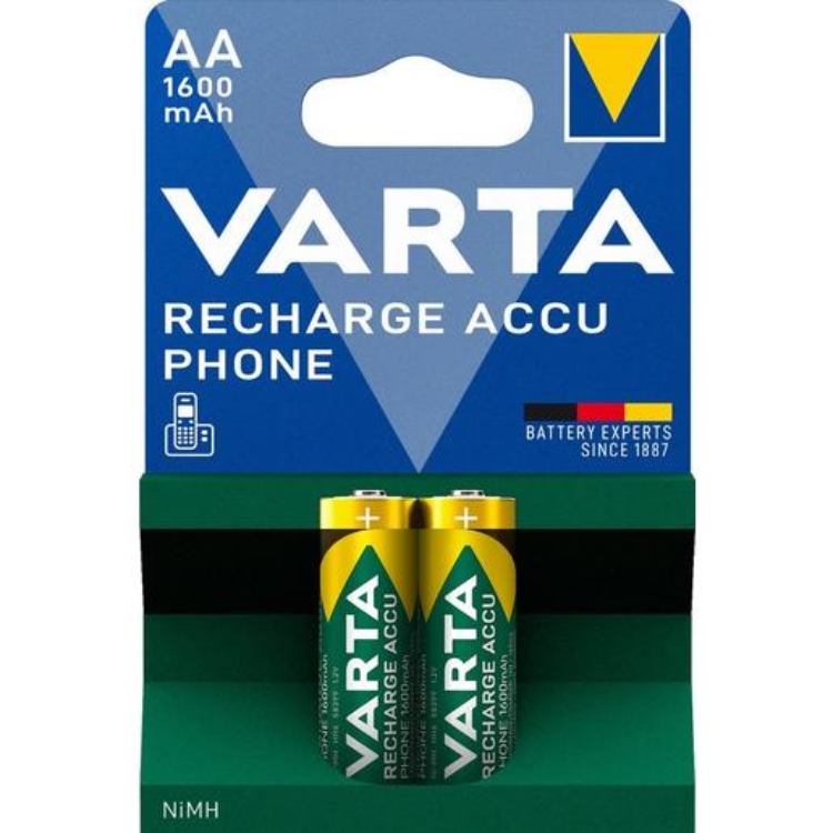1Pk Varta Phone Akku Mignon 1,2V 58399 1700mAh ***Blister a 2 Stück***