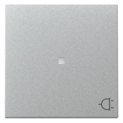 1St. Gira 329126 Wippe Kontrollfenster + Symbol Steckd. System 55 Farbe Alu