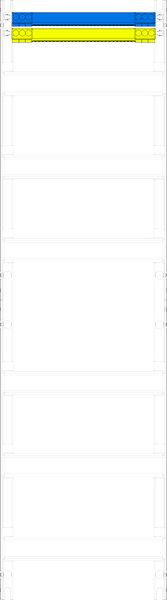 1St. F-Tronic V16 Verteilerfeld V16, 1-feldrig, H=900mm, 6-reihig 7140186