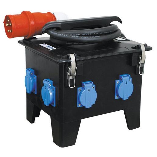 1St. Bals 522857 Verteiler, Vollgummi, tragbar IP44