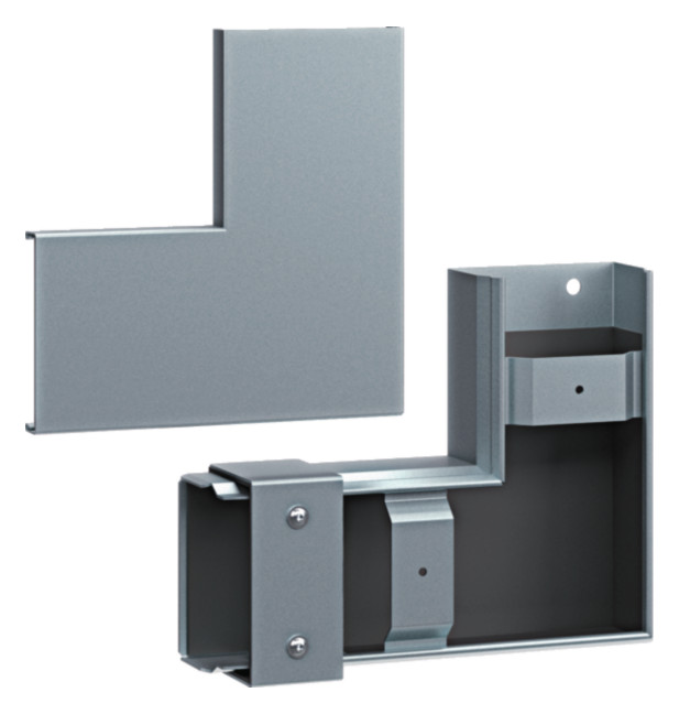 1St. Hager FWKP601005VERZ Flachwinkel FWK-Plus 60x100 verz