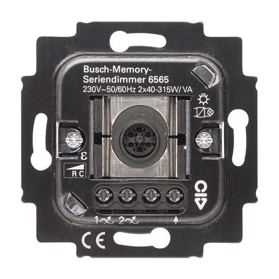 1St. Busch-Jaeger 6565 U Busch-Serien-Tastdimmer, UP, RC, 45-315 W