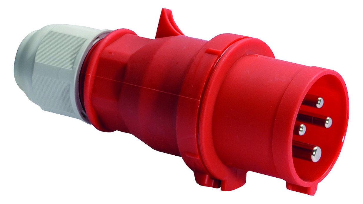 1St. Bals 2130 Stecker QUICK-CONNECT mit MULTI-GRIP Verschraubung 16A 4p 400V 6h, IP44 0