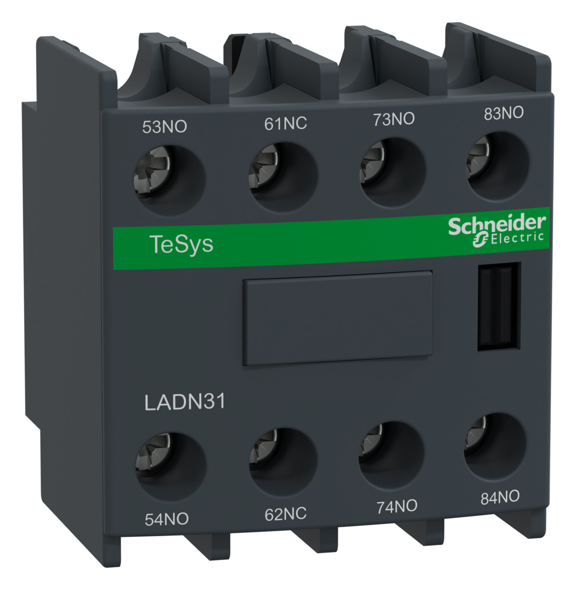 1St. Schneider Electric LADN31 Hilfsschalterblock, 3S+1Ö, Schraubanschluss