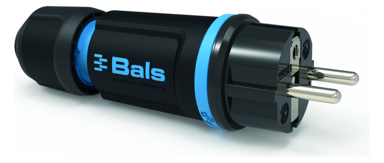 1St. Bals 7370-1 Schutzkontakt-Stecker 16A 3p 250V IP54
