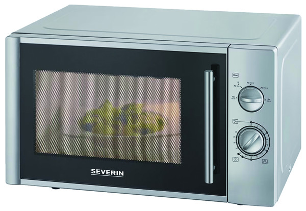 1St. SEVERIN MW7772 Mikrowelle, ca. 30 l, ca. 900 W, silber