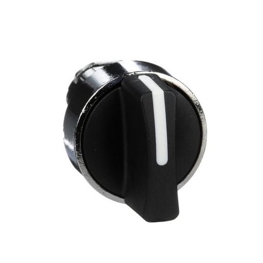 1St. Schneider Electric ZB4BD5 Frontelement für Wahlschalter ZB4, o. Rastung, schwarz, 3 Positionen 1St. Schneider Electric ZB4BD5 Frontelement für Wahlschalter ZB4, o. Rastung, schwarz, 3 Positionen