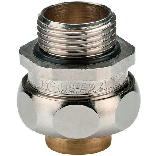 25St. FLEXA US-P, AD36-PG29 Metallverschraubung gerade, PG Außengewi