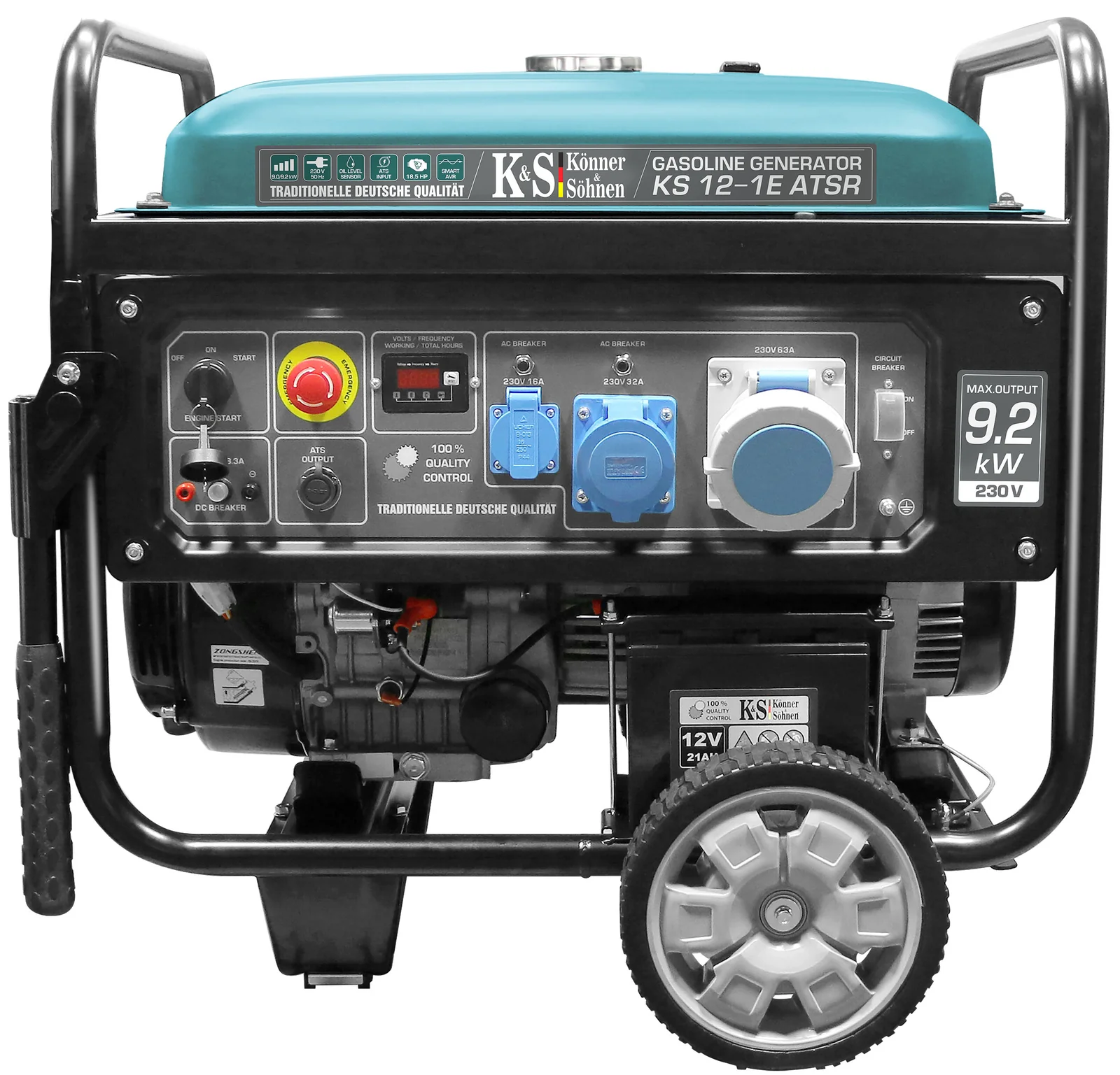 1St. Könner & Söhnen KS12-1EATSR Benzingenerator KS 12-1E ATSR