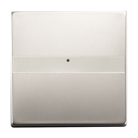 1St. Busch-Jaeger 1764 NLI-866 Wippe, mit Beschriftungsfeld pur edelstahl edelstahl