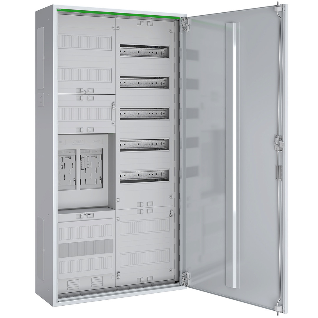 1St. ABN ABNRS207E0012 Zählerschrank eHZ 2Z 1V 1APZ HLAK IP44 S