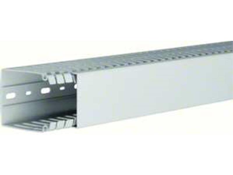 2m Hager HA780060 Verdrahtungskanal halogenfrei 80x60 lichtgraur