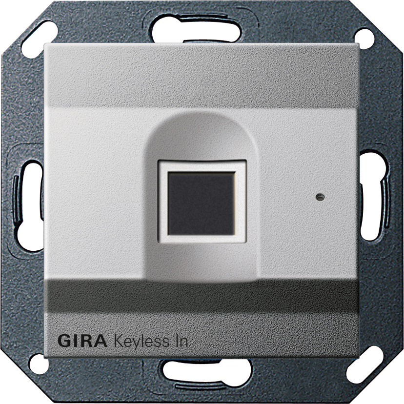 1St. Gira 261726 Gira Keyless In Fingerprint-Leseeinheit System 55 F Alu