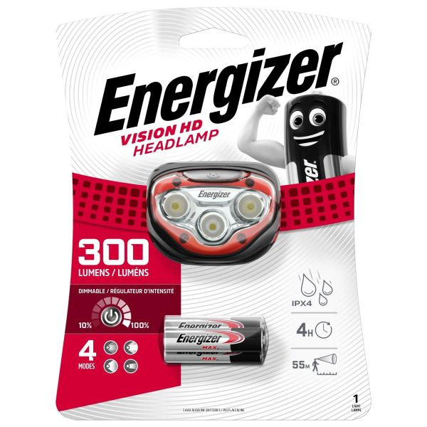 1St. Energizer 7638900316377 Kopflampe Vision HD inkl. 3xAAA 1St. Energizer 7638900316377 Kopflampe Vision HD inkl. 3xAAA