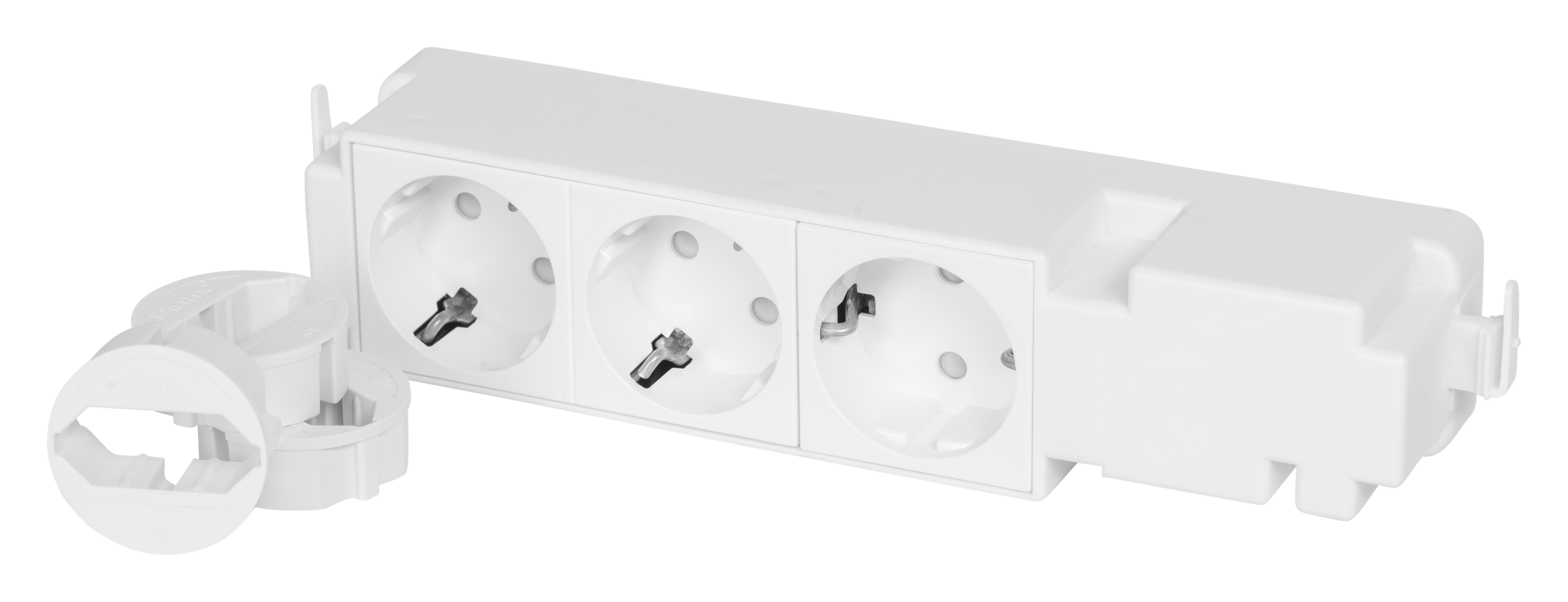 1St. F-Tronic STECKD3 Steckdose 3-fach, für Kleinvert. Jumbo/Vision, STECKD3 7290113