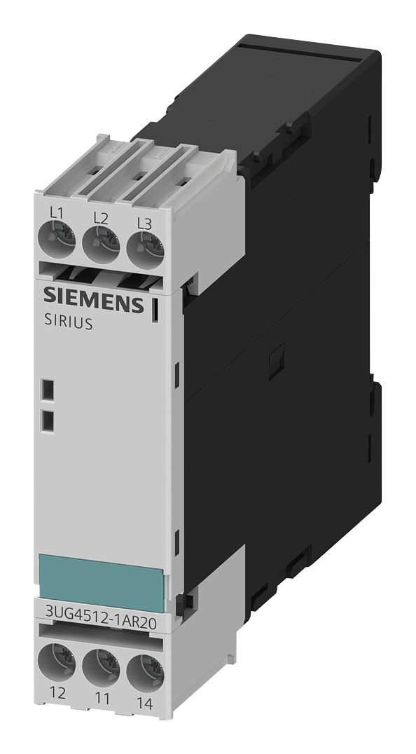 1St. Siemens 3UG4512-1AR20 Überwachungsrelais, analog, Phasenausfal