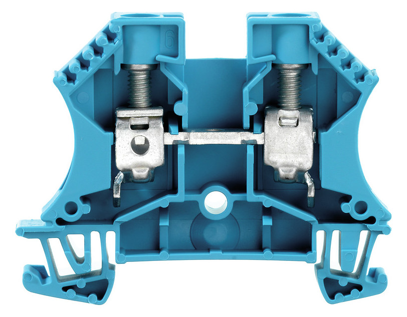 1St. Weidmüller WDU 10 Blau Reihenklemme
