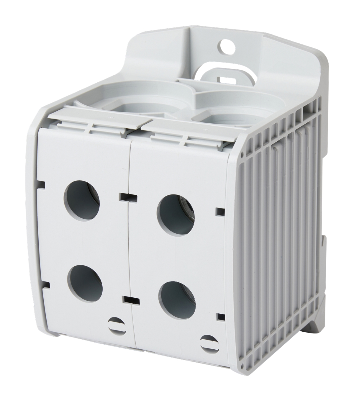 1St. F-Tronic RKA300-1-4gr Reihenklemme 300mm², 1polig, 4 Anschlüsse, grau, CU/AL, RKA300-1-4gr 7730100