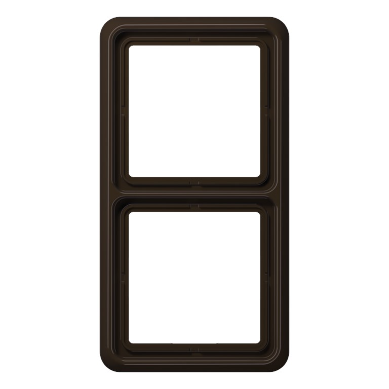 1St. Jung CD582BR Abdeckrahmen 2-fach Braun CD 582 BR