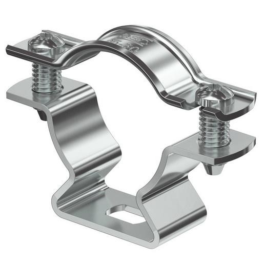 100St. OBO Bettermann ASL 733 30 ALU Abstandschelle mit Langloch 25-30mm, Alu