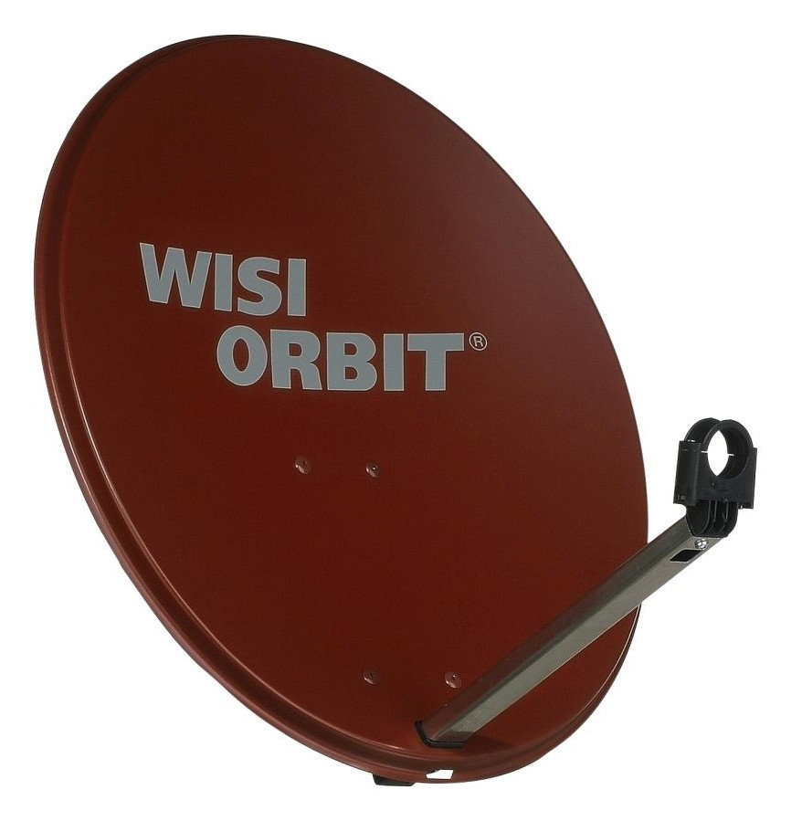 1St. Wisi Sat-Offsetantenne 60cm OA36I Aluminium rotbraun