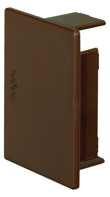 1St. Hager Endstück hfr zu LF LF4006068014 40x57mm Braun