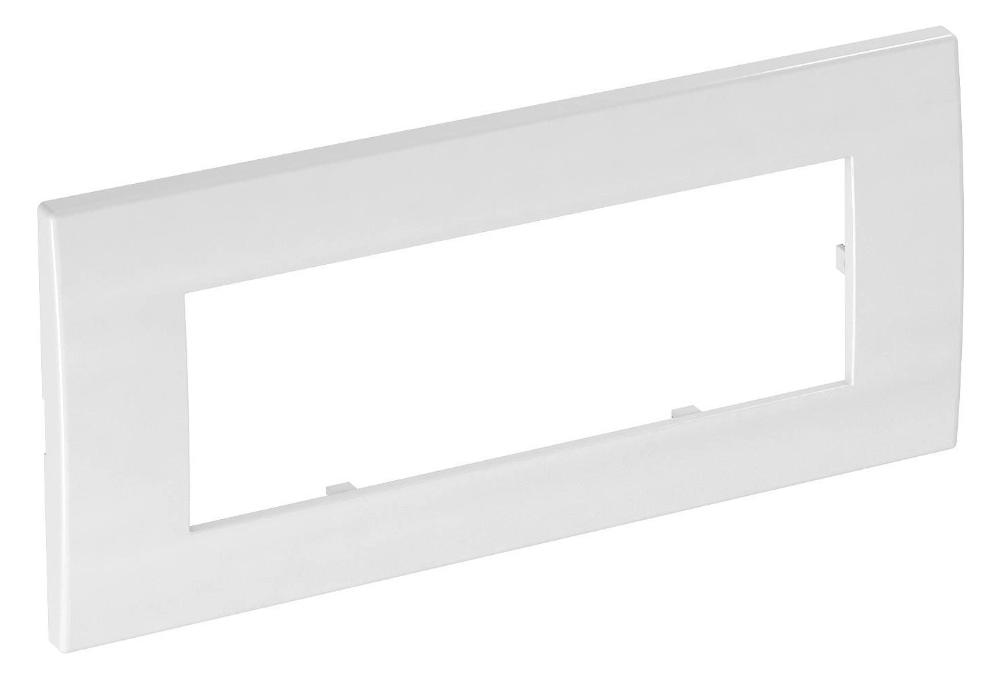 1St. OBO Bettermann 6119372 Abdeckrahmen Modul 45, 3fach 84x185mm, PC, reinweiß, RAL 9010 AR45-F3 RW