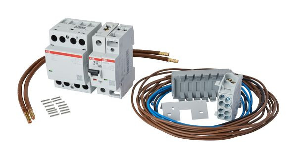 1St. F-Tronic WP63R-Set WP63R-Set, Schütz 63A 4pol., Plombierkappe, LS 6A 1pol., Relais 20A,20-11, inkl. Verdra 7110121