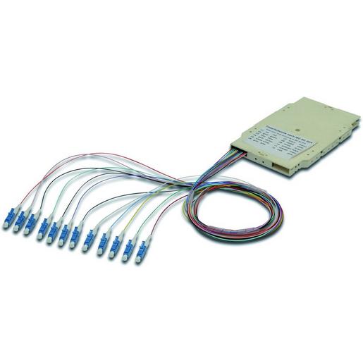 1St. HA-96533-02-UPC-4 Pigtails incl. Spleißkassette Keramik