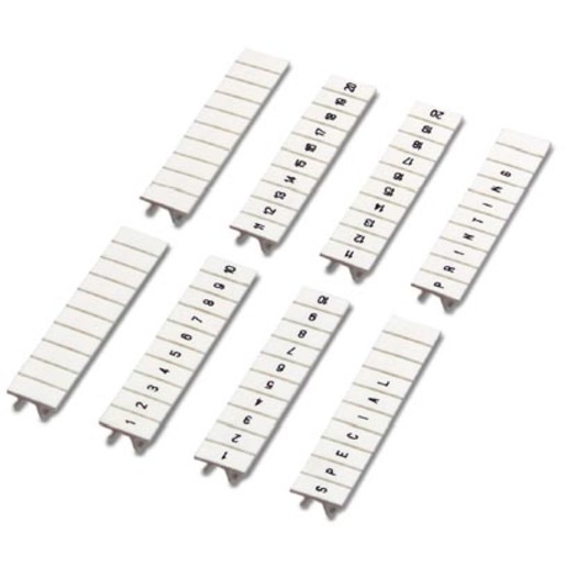 10St. Phoenix ZB 5,LGS:SYMBOLE PE Zackband längs bedruckt mit dem Symbol: PE weiß B=5 mm 1050091:PE