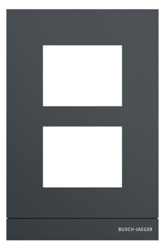 1St. Busch-Jaeger 41392CF-B-03 Frontplatte Audio, 1/2, anthrazit anthrazit 2TMA220160B1001