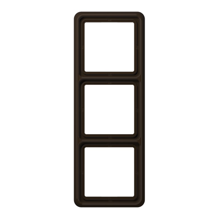 1St. Jung CD583BR Abdeckrahmen 3-fach Braun CD 583 BR