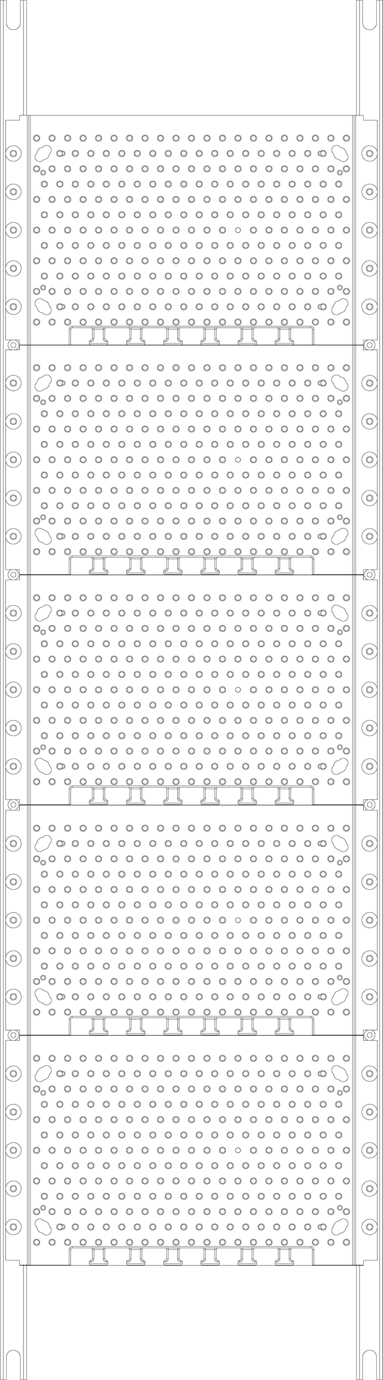 1St. F-Tronic KX6 Kommunikationsfeld KX6, 1-feldrig, H=900mm 7140196