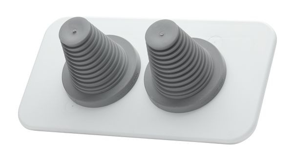 1St. F-Tronic ZSKEF2M63 Kabeleinführungsflansch 2xM63, ZSKEF2M63 7110672