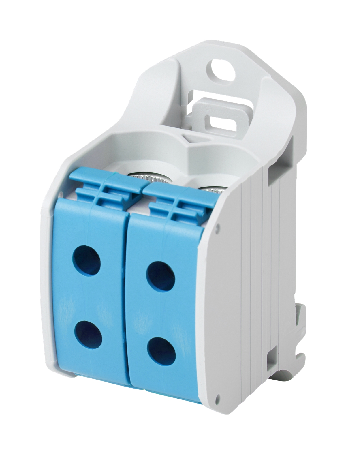 5St. F-Tronic RKA50-1-4bl Reihenklemme 50mm², 1polig, 4 Anschlüsse, blau, CU/AL, RKA50-1-4bl 7730059