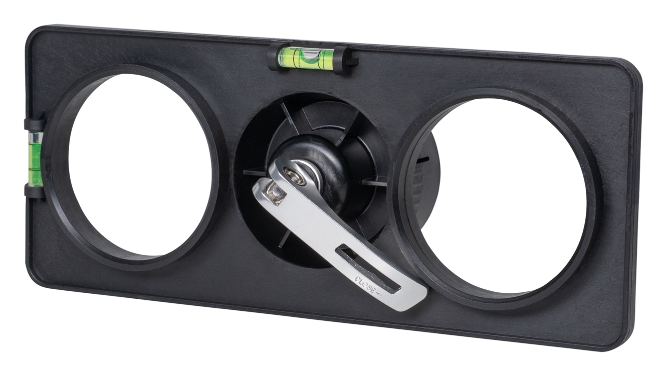 1St. F-Tronic BOS2 HW Bohrschablone BOS2, für Ø 68mm, mit Kunststoffbuchse 7390048