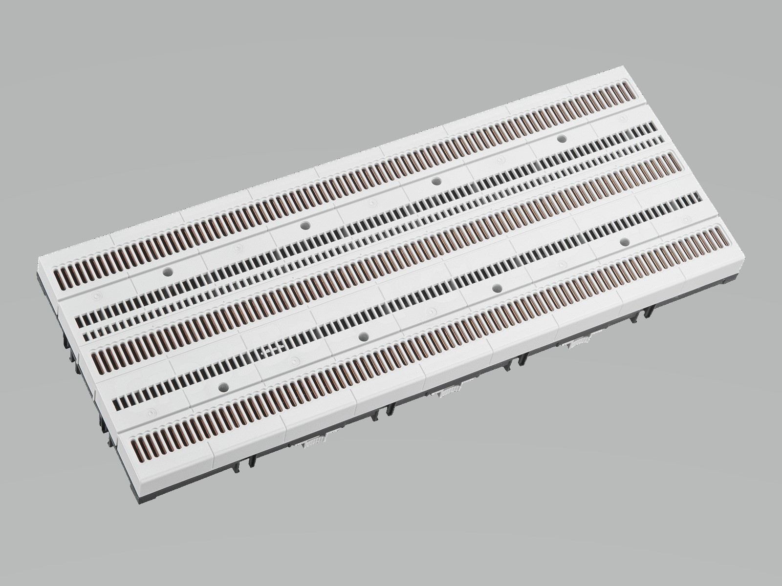 1St. WOEHNER 11405 Basissystem 125 A 3-polig 405 mm lang, b