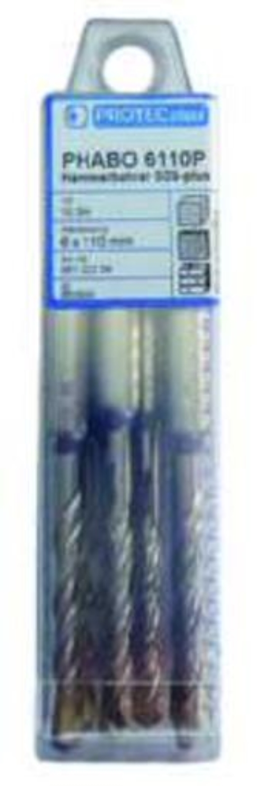 1St. Protec.class PHABO6110P Hammerbohrer SDS-Plus 6x110mm 10er Pack